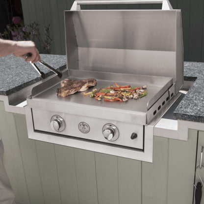 Le Griddle Ranch Hand 2-Burner Built-In/Tabletop Gas Griddle - GFE75