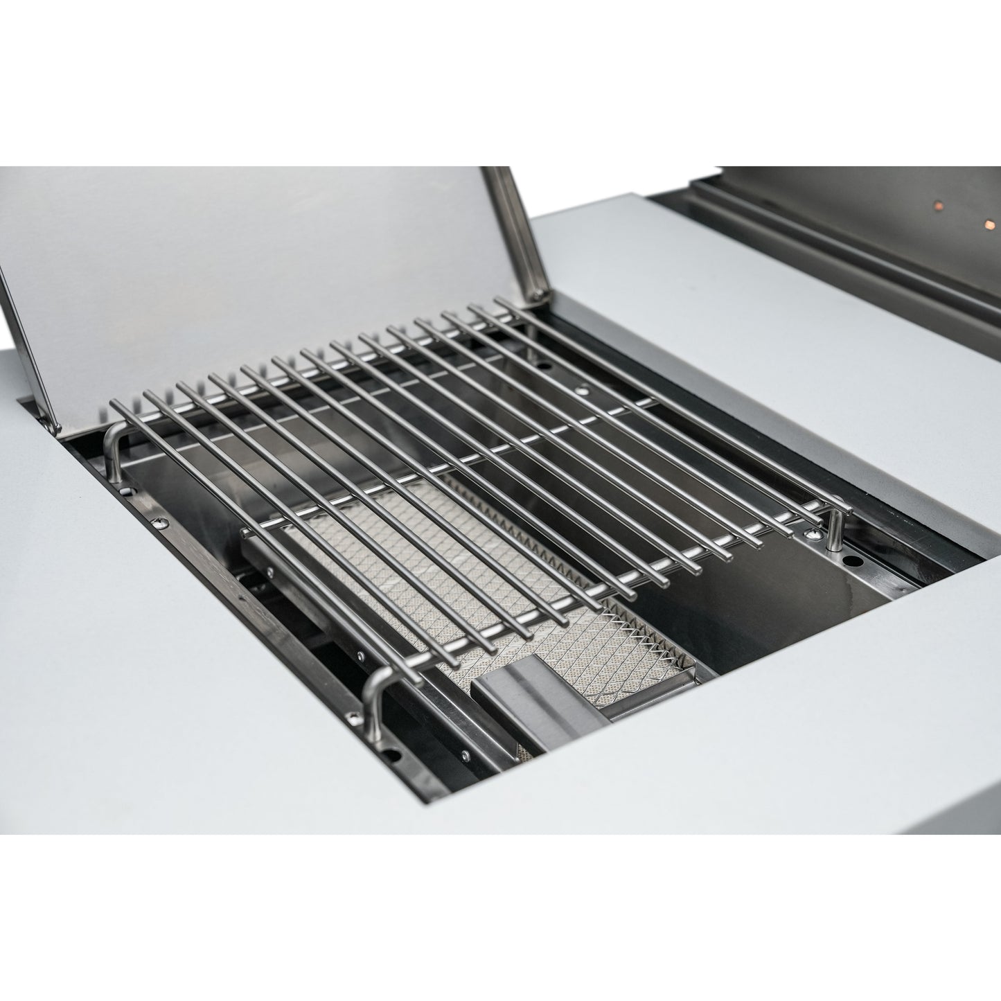 Mont Alpi 400 Deluxe BBQ Grill Island with Beverage Center, Kamado & Extra Drawer Storage - MAi400-DBEVKAMDR