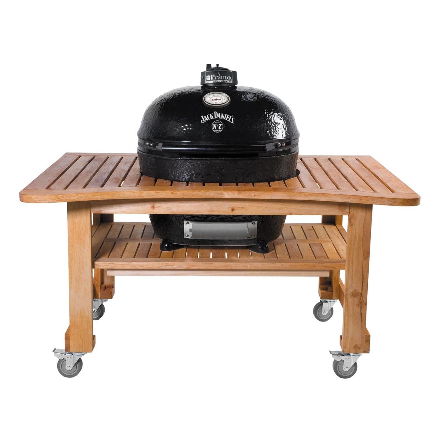 Primo Oval XL 400 Ceramic Kamado Grill on Table