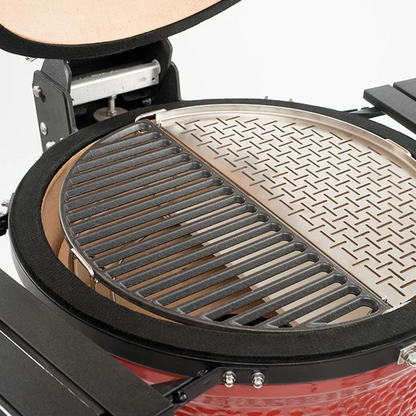 Kamado Joe Classic Joe® Half Moon Cast Iron Cooking Grate - KJ-HCICG