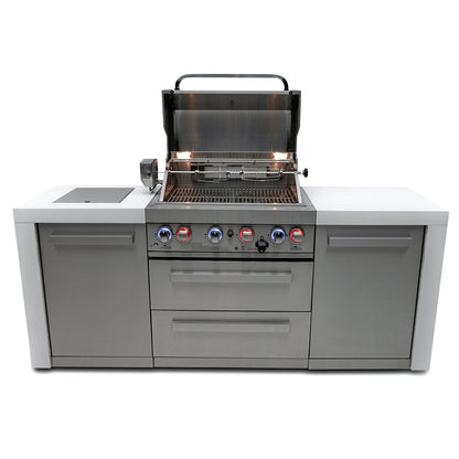 Mont Alpi 400 Deluxe BBQ Grill Island - MAi400-D