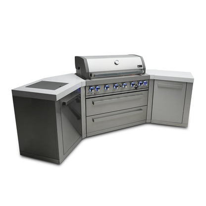 Mont Alpi 805 BBQ Grill Island with V-Shape - MAi805-45