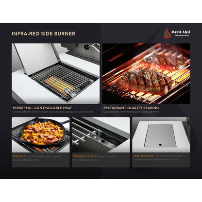 Mont Alpi 805 Deluxe BBQ Grill Island - MAi805-D