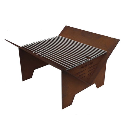 Mont Alpi Portable Fire Pit with Grill Grate