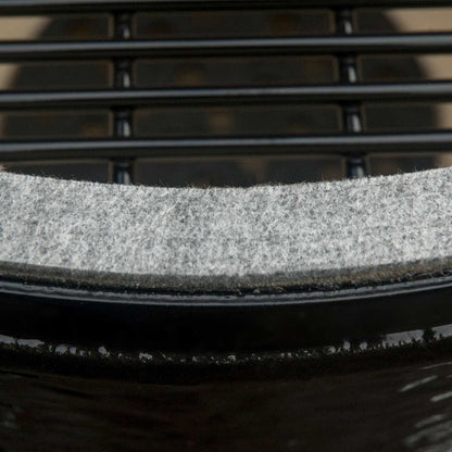 Primo Oval Junior 200 Ceramic Kamado Grill with Cradle & Side Shelves