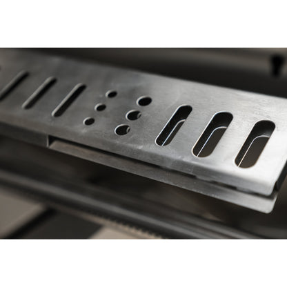 Mont Alpi 805 Black Stainless Steel BBQ Grill Island with L-Shape, Beverage Center & Extra Drawer Storage - MAi805-BSS90BEVDR (PREORDER - Est. Ship Date Dec 15)