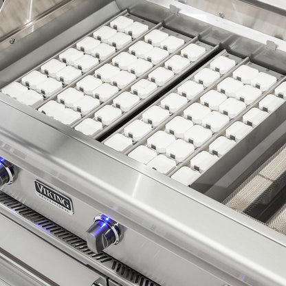 Viking 5 Series 36-Inch Stainless Steel Freestanding Grill with ProSear Burner & Rotisserie